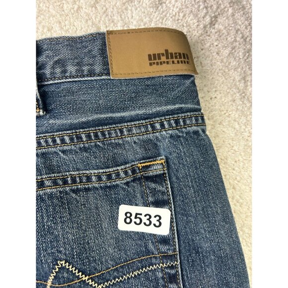 Urban Pipeline Mens Relaxed Bootcut Jeans‎ 40x30 Blue Denim Casual Everyday Wear - Picture 12 of 12